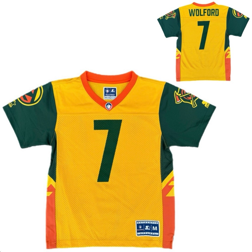 John Wolford #7 Arizona Hotshots Football Starter Jersey Youth Medium RARE NWOT